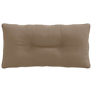 Rygpude PUTTEN 100% polyester Gråbrun 70 x 40 x 10 cm