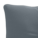 Rygpude PUTTEN 100% polyester Blå 70 x 40 x 10 cm