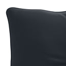 Rygpude PUTTEN 100% polyester Mørk blå 70 x 40 x 10 cm