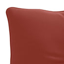 Rygpude PUTTEN 100% polyester Rød 70 x 40 x 10 cm