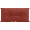 Rygpude PUTTEN 100% polyester Rød 70 x 40 x 10 cm