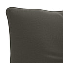 Rygpude PUTTEN 100% polyester Antracit 70 x 40 x 10 cm