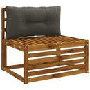 Rygpude PUTTEN 100% polyester Antracit 70 x 40 x 10 cm