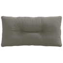 Rygpude PUTTEN 100% polyester Grå 70 x 40 x 10 cm