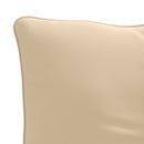 Rygpude PUTTEN 100% polyester Cremefarvet 70 x 40 x 10 cm