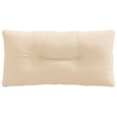 Rygpude PUTTEN 100% polyester Cremefarvet 70 x 40 x 10 cm