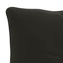 Rygpude PUTTEN 100% polyester Sort 70 x 40 x 10 cm