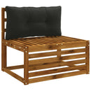 Rygpude PUTTEN 100% polyester Sort 70 x 40 x 10 cm