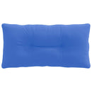 Rygpude PUTTEN 100% polyester Kongelig blå 70 x 40 x 10 cm