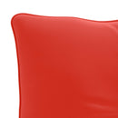 Rygpude PUTTEN 100% polyester Rød 70 x 40 x 10 cm