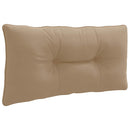 Rygpude PUTTEN 100% polyester Gråbrun 70 x 40 x 10 cm