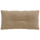 Rygpude PUTTEN 100% polyester Gråbrun 70 x 40 x 10 cm