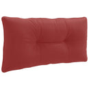 Rygpude PUTTEN 100% polyester Vinrød 70 x 40 x 10 cm