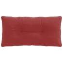 Rygpude PUTTEN 100% polyester Vinrød 70 x 40 x 10 cm
