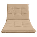 Solseng Pude GEMERT 100% polyester Sandfarvet 190 x 70 x 9 cm
