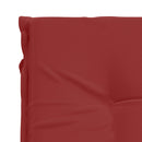 Solseng Pude GEMERT 100% polyester Vinrød 190 x 70 x 9 cm