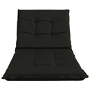 Solseng Pude GEMERT 100% polyester Sort 190 x 80 x 9 cm