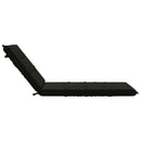 Solseng Pude GEMERT 100% polyester Sort 190 x 80 x 9 cm