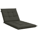 Solseng Pude GEMERT 100% polyester Antracit 190 x 80 x 9 cm