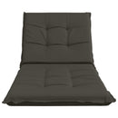 Solseng Pude GEMERT 100% polyester Antracit 190 x 80 x 9 cm