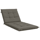 Solseng Pude GEMERT 100% polyester Grå 190 x 80 x 9 cm
