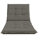 Solseng Pude GEMERT 100% polyester Grå 190 x 80 x 9 cm