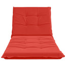 Solseng Pude GEMERT 100% polyester Rød 190 x 80 x 9 cm