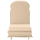Solseng Pude GEMERT 100% polyester Cremefarvet 55 x 135 x 6 cm
