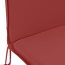 Solseng Pude GEMERT 100% polyester Vinrød 55 x 135 x 6 cm
