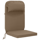 Solseng Pude 100% polyester Gråbrun 55 x 124 x 5 cm