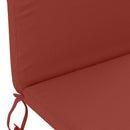 Solseng Pude GEMERT 100% polyester Rød 47 x 131 x 5 cm
