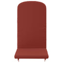 Solseng Pude GEMERT 100% polyester Rød 47 x 131 x 5 cm
