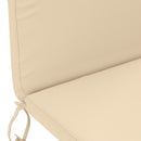 Solseng Pude GEMERT 100% polyester Cremefarvet 47 x 131 x 5 cm