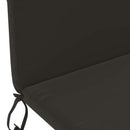 Solseng Pude GEMERT 100% polyester Sort 47 x 131 x 5 cm