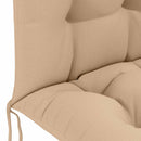 Solseng Pude PUTTEN 100% polyester Sandfarvet 48 x 112 x 10 cm