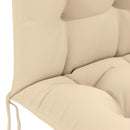 Solseng Pude PUTTEN 100% polyester Cremefarvet 48 x 112 x 10 cm