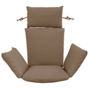 Adirondack Pude PUTTEN 100% polyester Gråbrun 60 x 145 x 10 cm