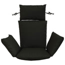 Adirondack Pude PUTTEN 100% polyester Sort 60 x 145 x 10 cm