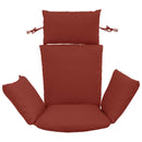 Adirondack Pude PUTTEN 100% polyester Rød 60 x 145 x 10 cm