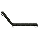 Solseng Pude GEMERT 100% polyester Sort 200 x 50 x 3 cm