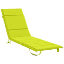 Solseng Pude GEMERT 100% polyester Lys grøn 200 x 50 x 3 cm