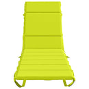 Solseng Pude GEMERT 100% polyester Lys grøn 200 x 50 x 3 cm