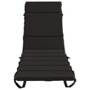 Solseng Pude GEMERT 100% polyester Sort 200 x 50 x 3 cm