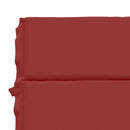 Solseng Pude GEMERT 100% polyester Vinrød 200 x 50 x 3 cm