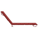 Solseng Pude GEMERT 100% polyester Vinrød 200 x 50 x 3 cm