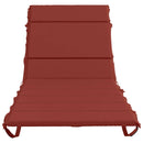 Solseng Pude GEMERT 100% polyester Rød 200 x 70 x 3 cm