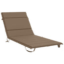 Solseng Pude GEMERT 100% polyester Gråbrun 200 x 80 x 3 cm