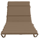 Solseng Pude GEMERT 100% polyester Gråbrun 200 x 80 x 3 cm
