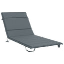 Solseng Pude GEMERT 100% polyester Blå 200 x 80 x 3 cm