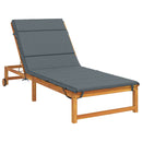 Solseng Pude GEMERT 100% polyester Blå 200 x 80 x 3 cm
